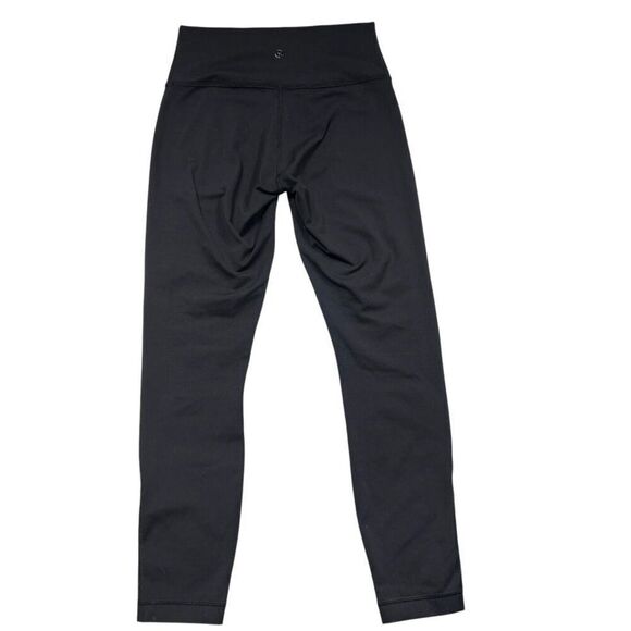 Lululemon Wunder Under Pant Hi-Rise Tech Mesh 25" Inseam Black Size 6 - Picture 2 of 8
